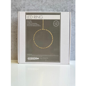 LED-Ring 30cm, silber - 144 LED´s