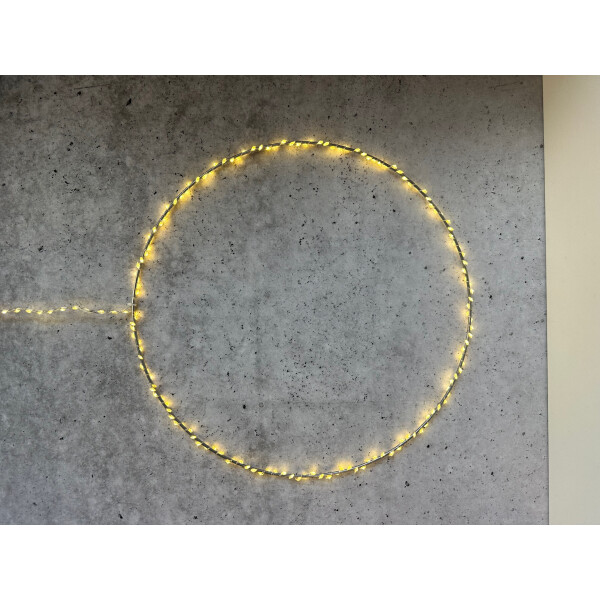 LED-Ring 40cm, silber - 176 LED´s