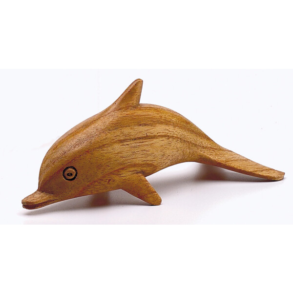 Delphin, handgeschnitzt 15 cm