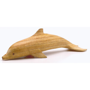 Delphin, handgeschnitzt 30 cm