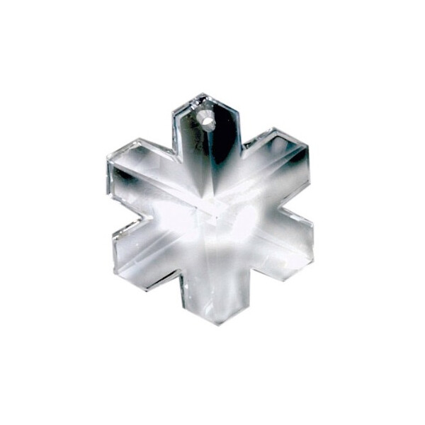 Regenbogenkristall Schneeflocke 20 mm
