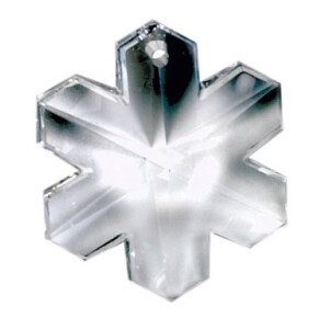 Regenbogenkristall Schneeflocke, 20 mm