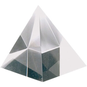 Kristallpyramide klar 40 mm