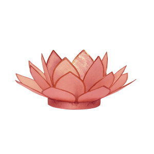 Lotus-Licht Frühjahrssonne coralrot
