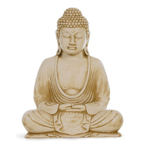 Buddha, 23 cm, sandfarben