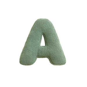 Buchstabenkissen "A" grün