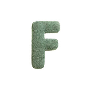 Buchstabenkissen "F" grün