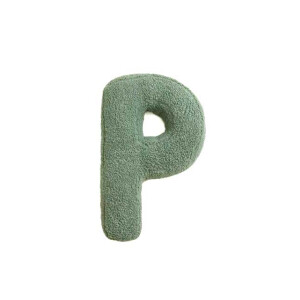 Buchstabenkissen "P" grün