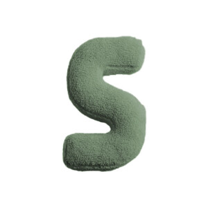 Buchstabenkissen "S" grün