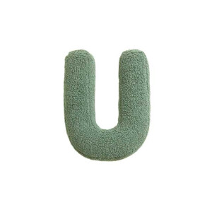 Buchstabenkissen "U" grün