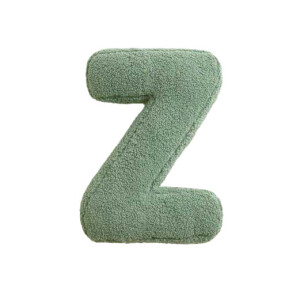 Buchstabenkissen "Z" grün