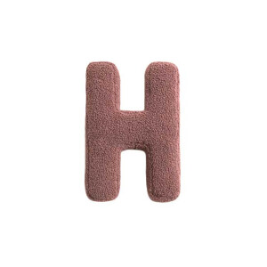 Buchstabenkissen "H" rose