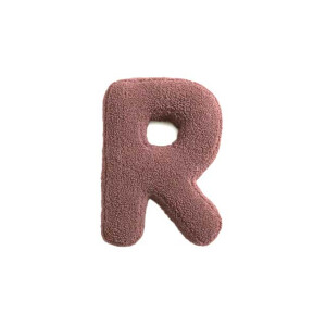 Buchstabenkissen "R" rose