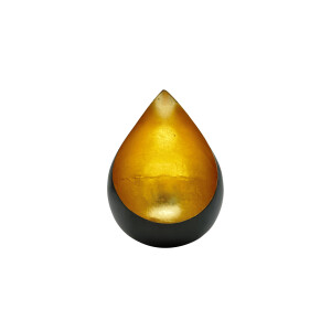 Goldlicht Flame anthrazit/gold 17,5 cm