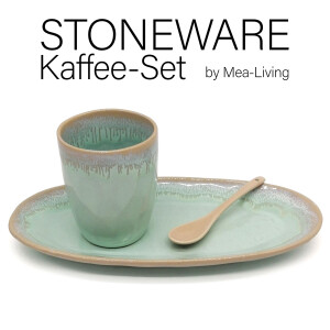 Stoneware Set L türkis