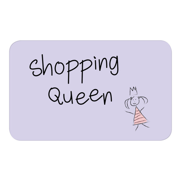 Frühstücksbrettchen Shopping Queen