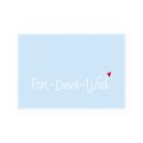 Postkarte Quer Fox-Devil-Wild
