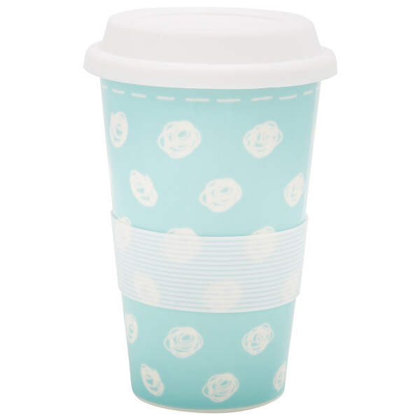 Coffee to go Becher "Punkte mint"