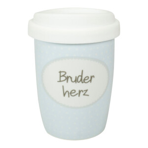 Coffee to go Becher klein "Bruderherz"