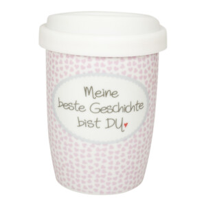 Coffee to Go Becher klein "Meine beste Geschichte...