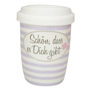 Coffee to Go Becher klein "Schön, dass es Dich...